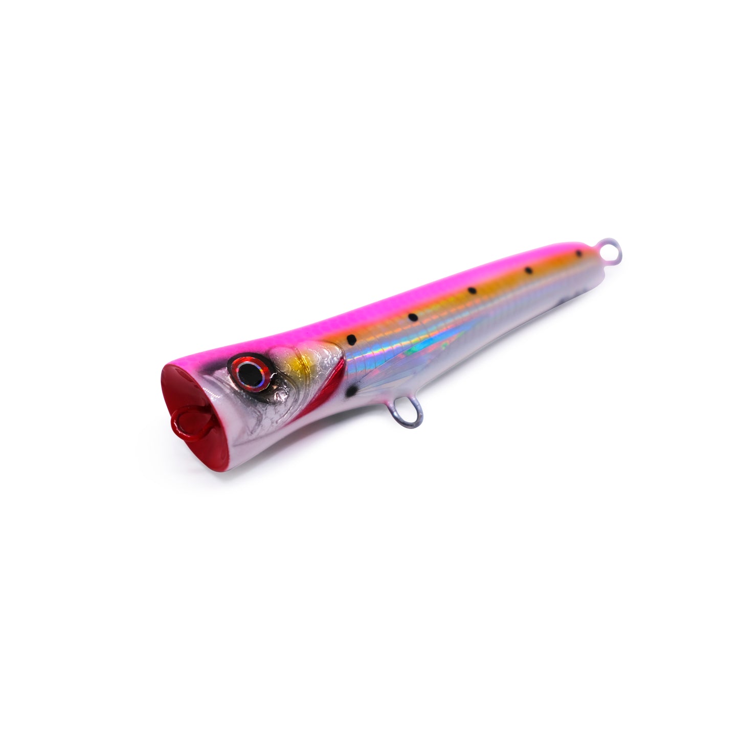 KZ Handmade Lure Pink Popper 10gr 95mm Floating 100% wood