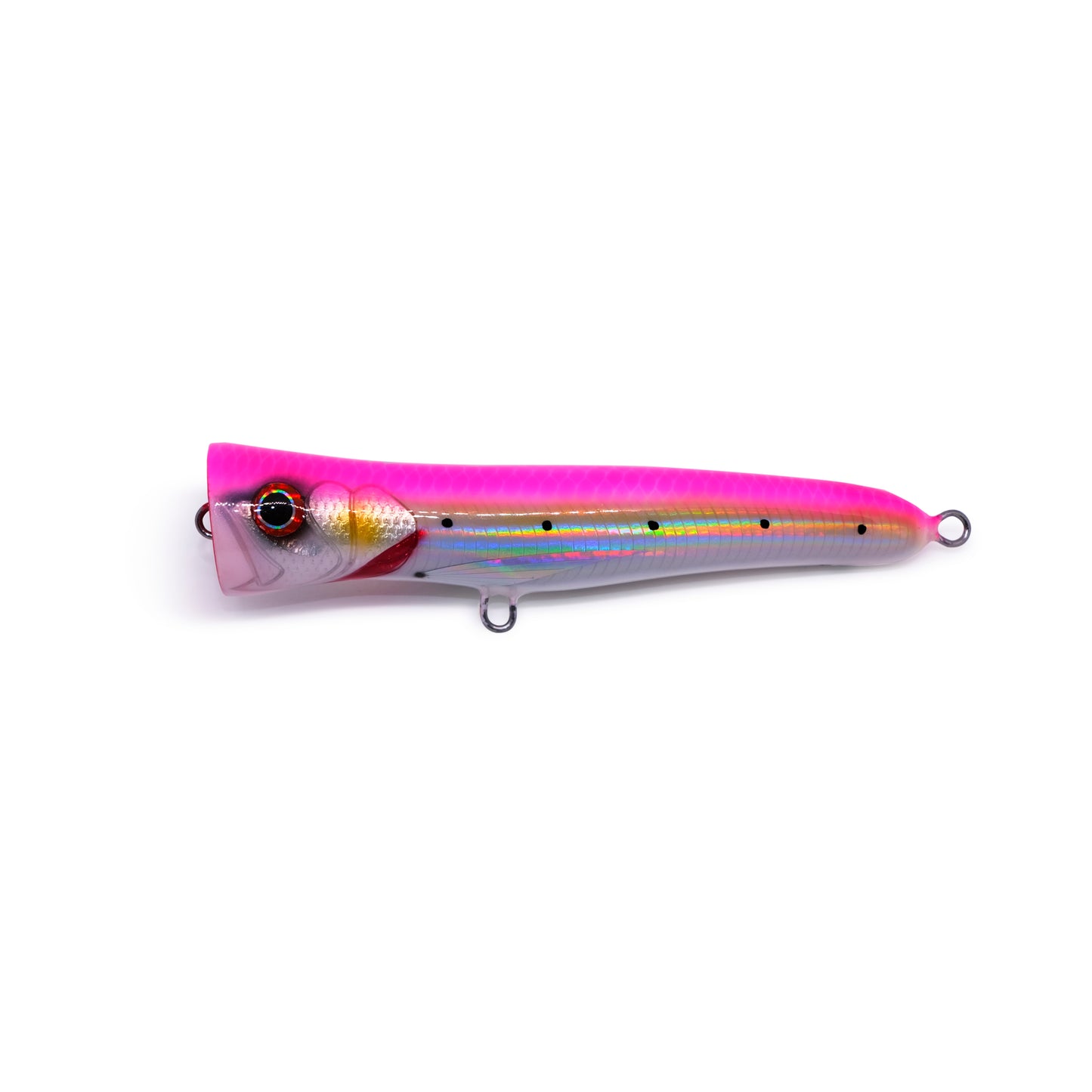 KZ Handmade Lure Pink Popper 50gr 150mm Floating 100% wood