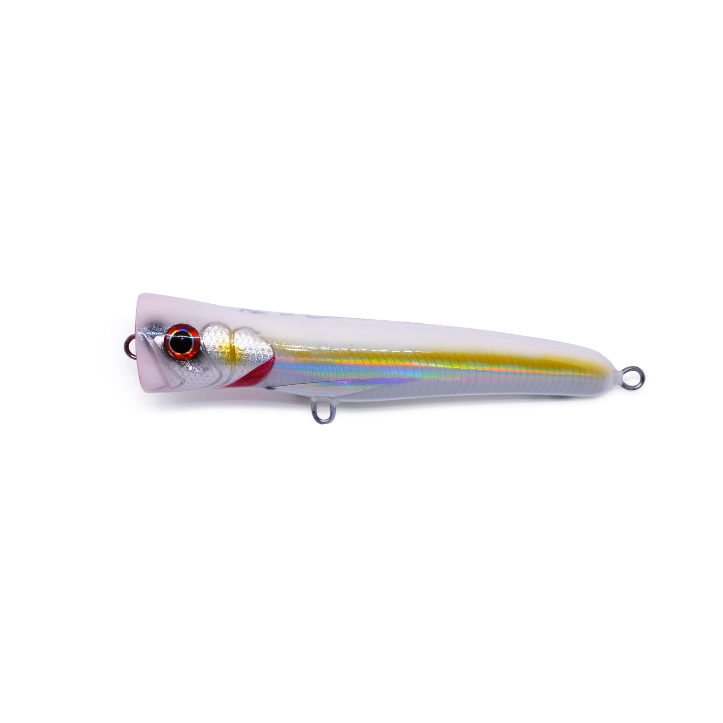 Handmade Popper Lure 50gr 150mm white Floating 100% Wooden KZ x Coeball