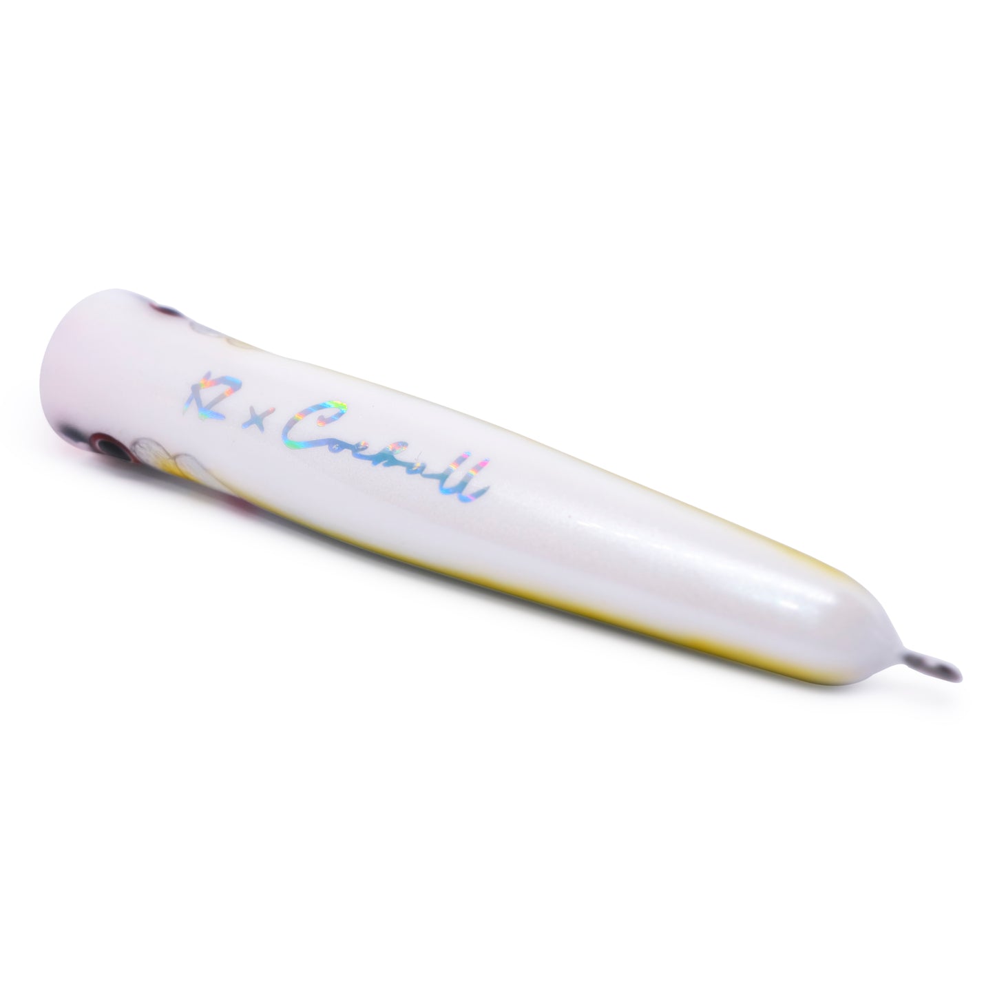 Handmade Popper Lure 50gr 150mm white Floating 100% Wooden KZ x Coeball