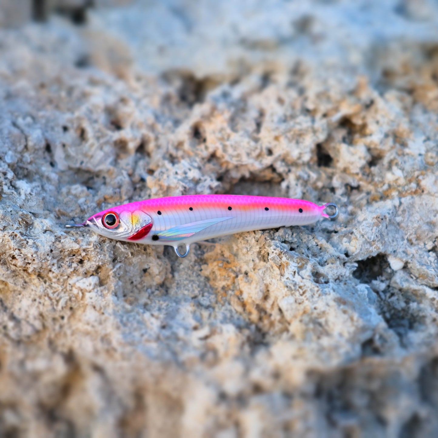 KZ Handmade Lure Pink Stickbait 10gr 95mm Sinking 100% wood