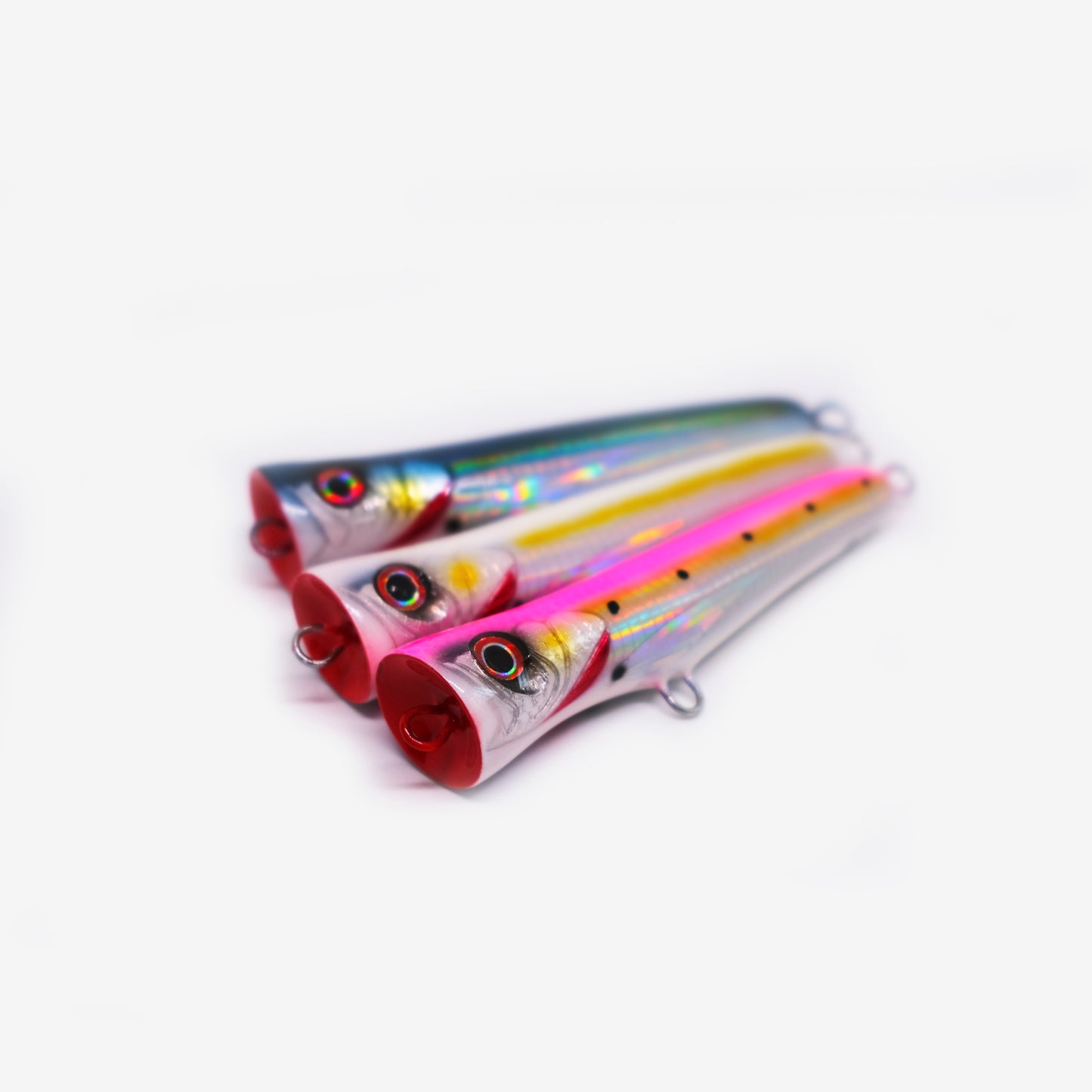KZ Handmade Lure Pink Popper 10gr 95mm Floating 100% wood