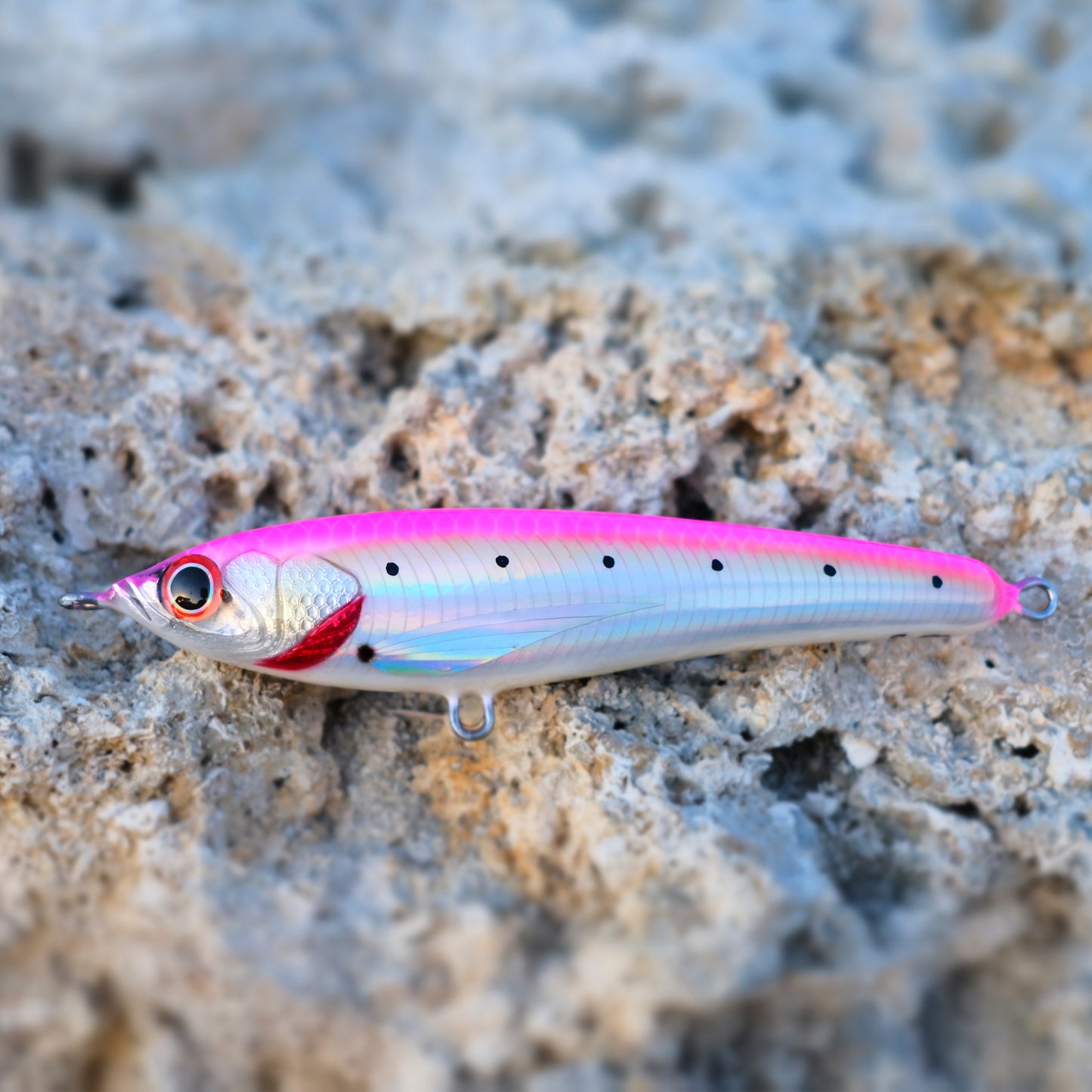 KZ Handmade Lure Pink Stickbait 50gr 150mm Sinking 100% wood