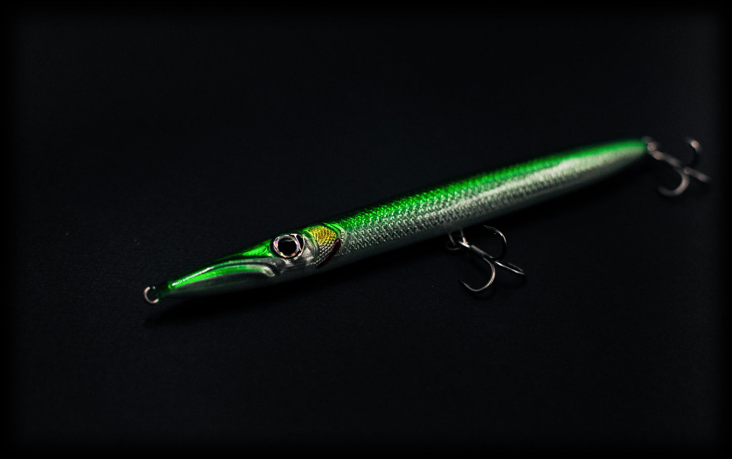 Green Garfish Handmade Lure - 35g Weight