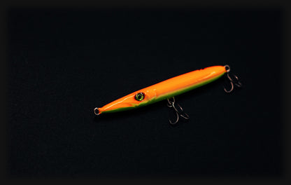 UV Orange KZ BR 110 handmade lure for Bluefish