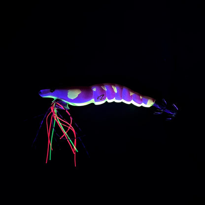 Handcrafted Squid Jig with Silicone UV Skirts