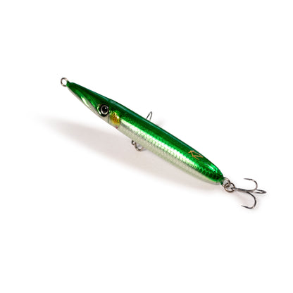 KZ BR110 Garfish Green handmade Lure 11cm 11gr Surface