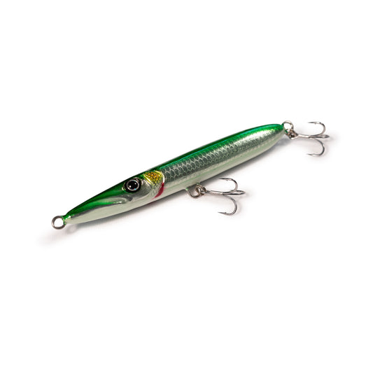 KZ BR110 Garfish Green handmade Lure 11cm 11gr Surface