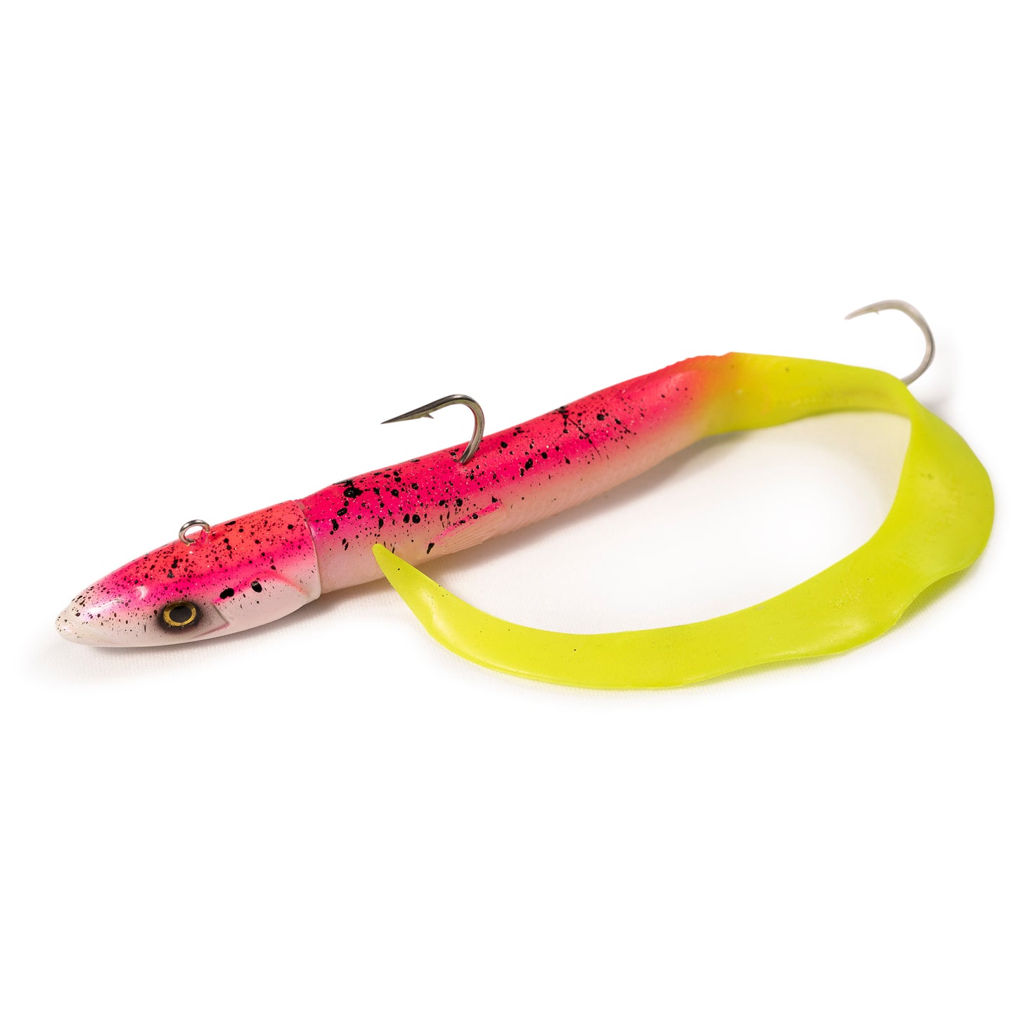 Devilman Handmade Eel Silicone Lures Jig head Deep fishing 90gr - 130gr