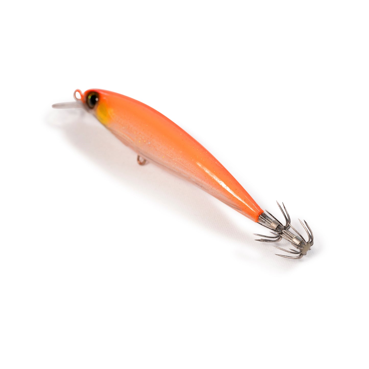 DevilMan Trolling Squid Jig Lure 14gr 130mm slow sinking UV Fluo colors