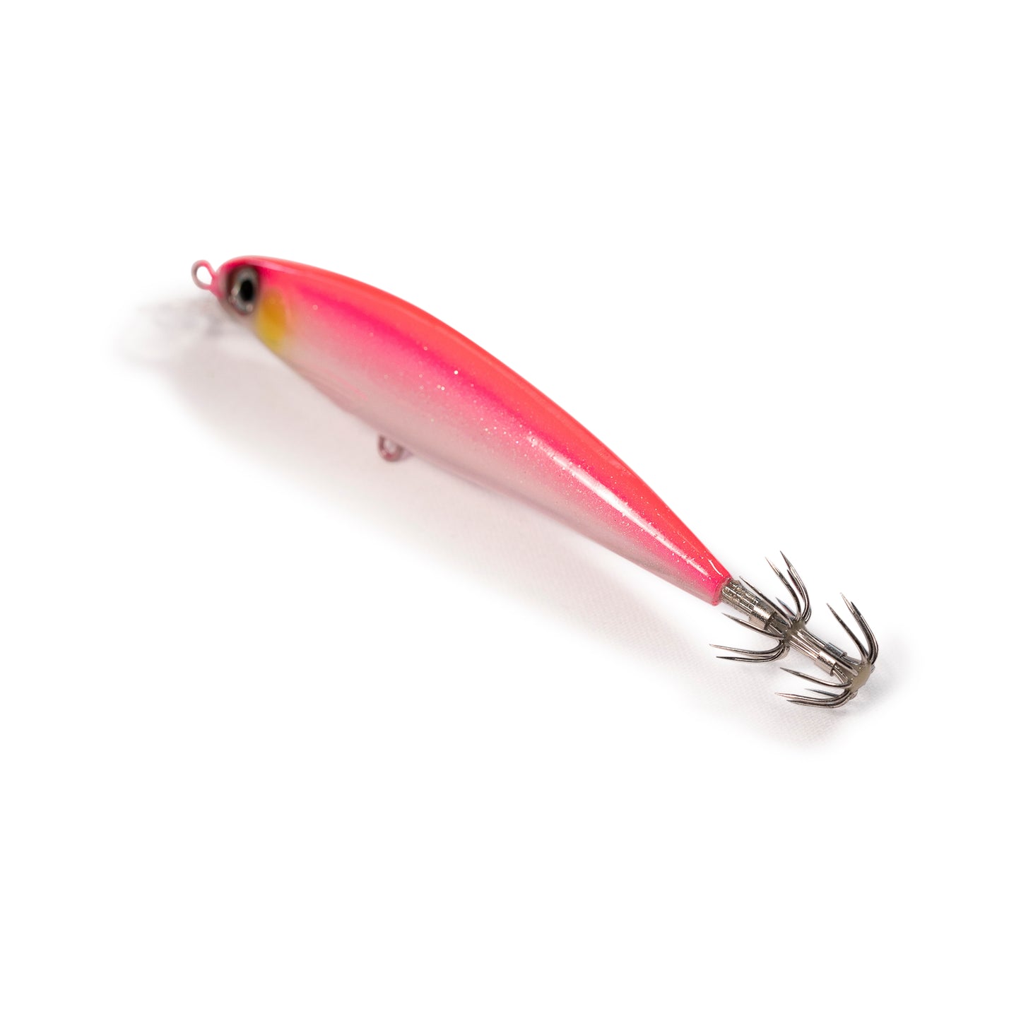 DevilMan Trolling Squid Jig Lure 14gr 130mm slow sinking UV Fluo colors