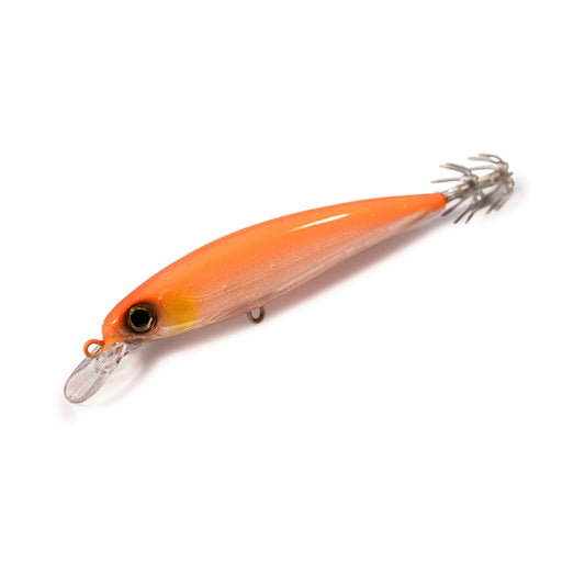 DevilMan Trolling Squid Jig Lure 14gr 130mm slow sinking UV Fluo colors