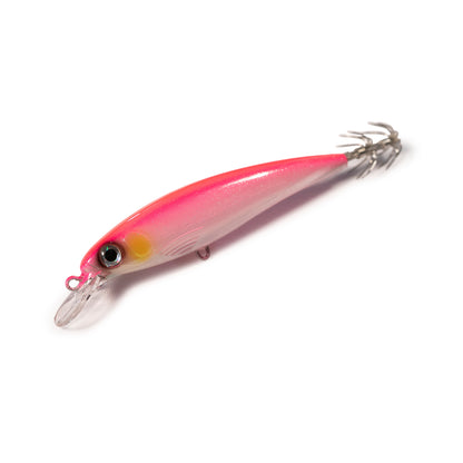 DevilMan Trolling Squid Jig Lure 14gr 130mm slow sinking UV Fluo colors