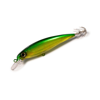 DevilMan Trolling Squid Jig Lure 14gr 130mm slow sinking UV Fluo colors