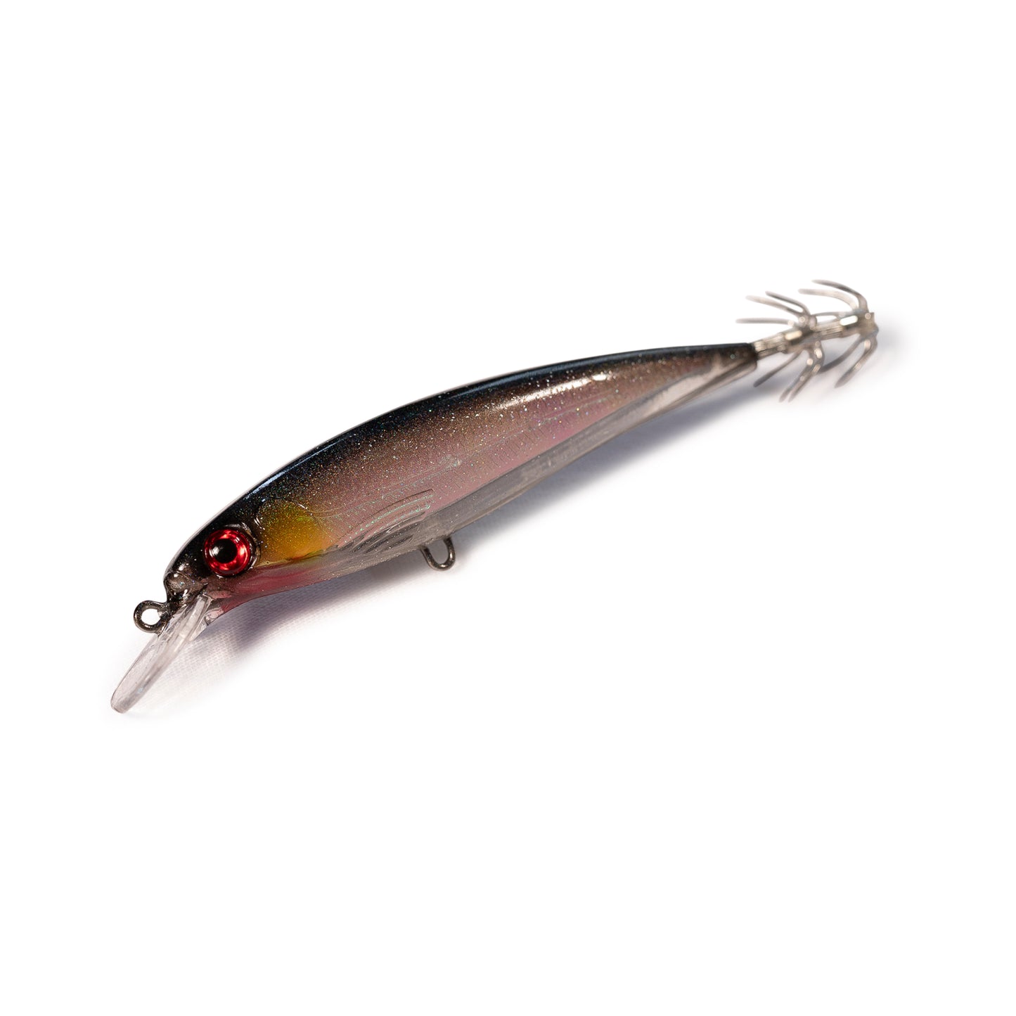 DevilMan Trolling Squid Jig Lure 14gr 130mm slow sinking UV Fluo colors