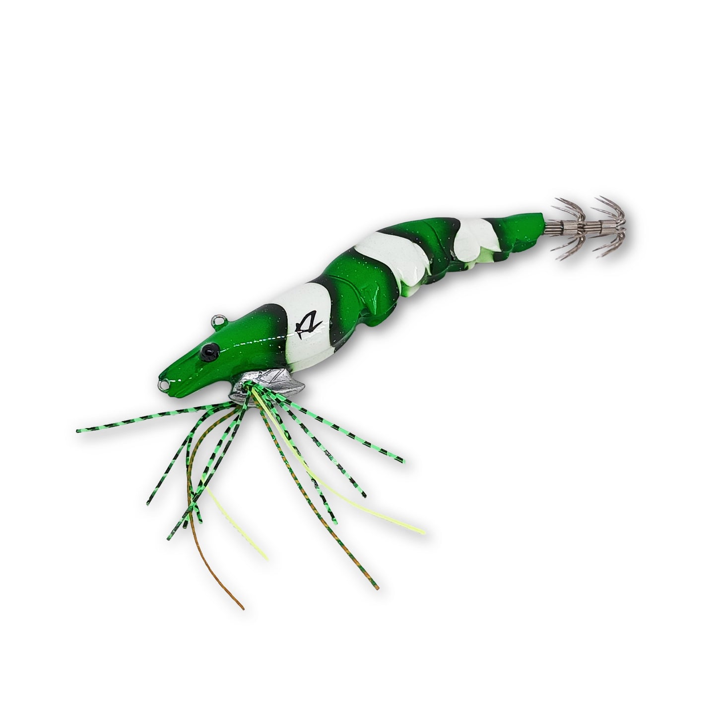 KZ EGINATOR Geen Nemo Glow with Silicone UV Skirts #3.5 17gr Squid Jig Real Shrimp eging fishing