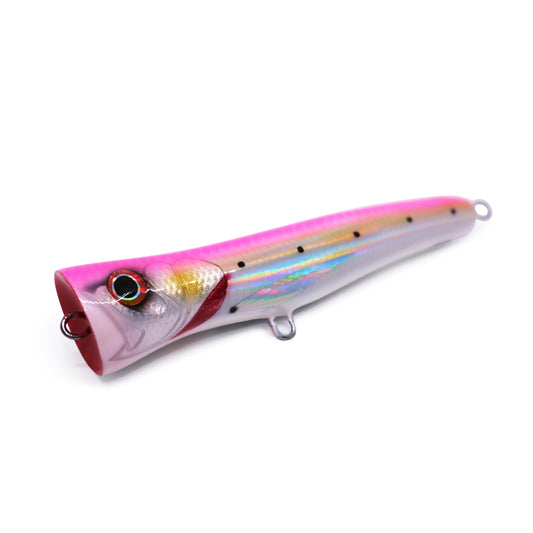 KZ Handmade Lure Pink Popper 50gr 150mm Floating 100% wood