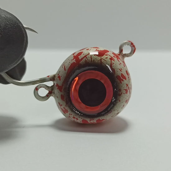 Devilman Zoka Ball Jig Head with 3D Eyes